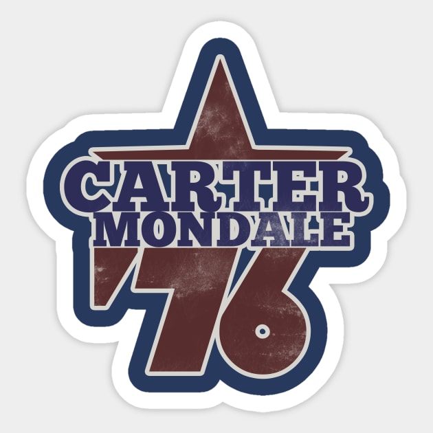 Carter Mondale 1976 Sticker by bubbsnugg